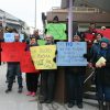 Healthcare activists hold information picket on pay-for-plasma clinics