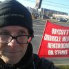 A year is a really long time. Walking the Herald picket line in Sydney, Cape Breton