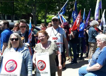 This is really hard on us — Rally marks 511 days on picket line for Chronicle Herald workers