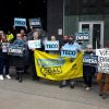 People from Labrador, Florida and Nova Scotia rally at Emera shareholders meeting in Halifax
