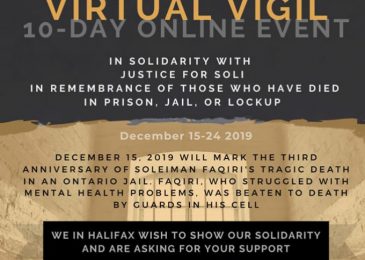 PSA: Virtual vigil, deaths in custody (call for submissions)