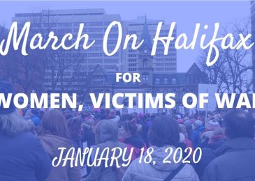 Press release: Halifax Women’s March – Victims of War rally, Saturday January 18