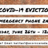 PSA: Stop COVID evictions – Emergency phone-in today!
