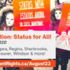 Media advisory: #StatusForAll migrants –  Poster series to launch in Halifax for cross-country days of action