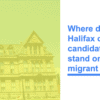Media Release: Survey results show where Halifax council candidates stand on migrant rights
