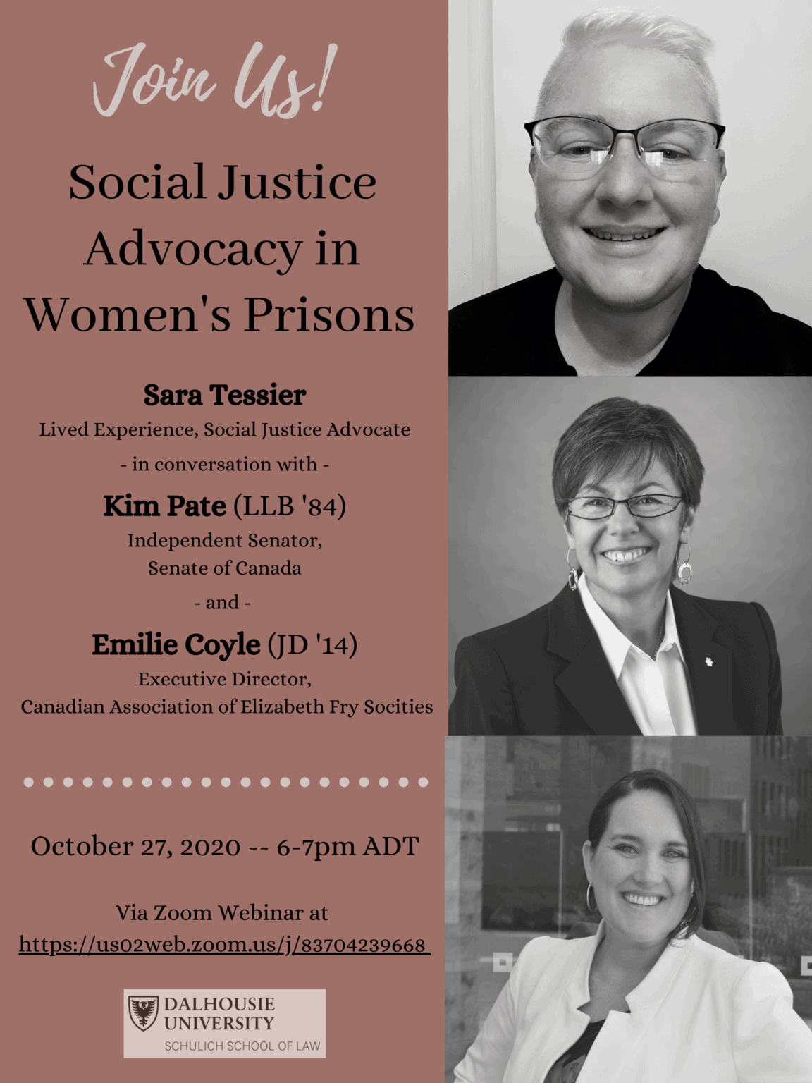 PSA: Criminal Justice Speakers Series – Social justice advocacy in ...