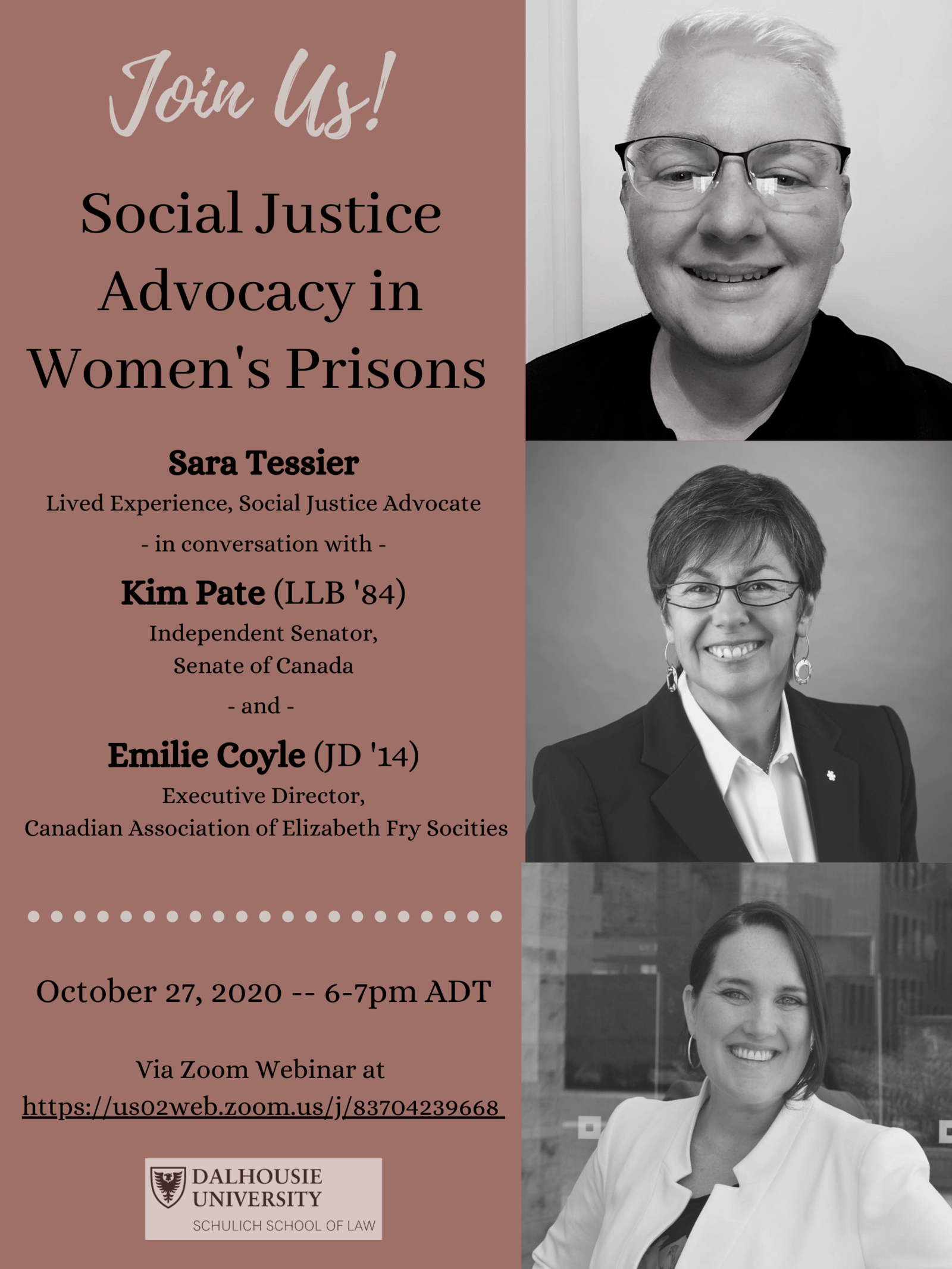PSA: Criminal Justice Speakers Series – Social justice advocacy in ...