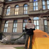 After three weeks of camping out, lone protester told to leave Grand Parade
